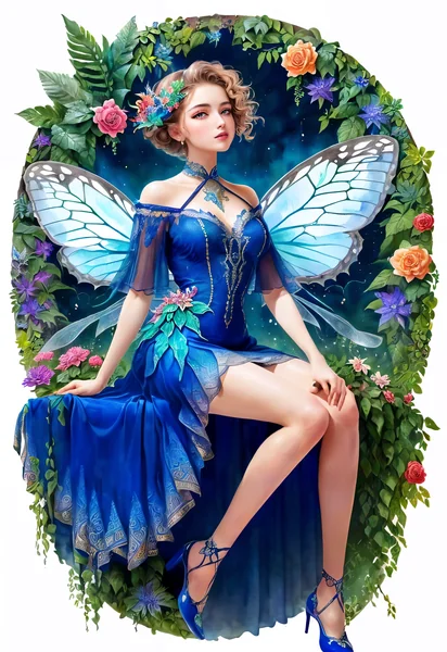 Glamorous Fairy Fantasy Illustration
