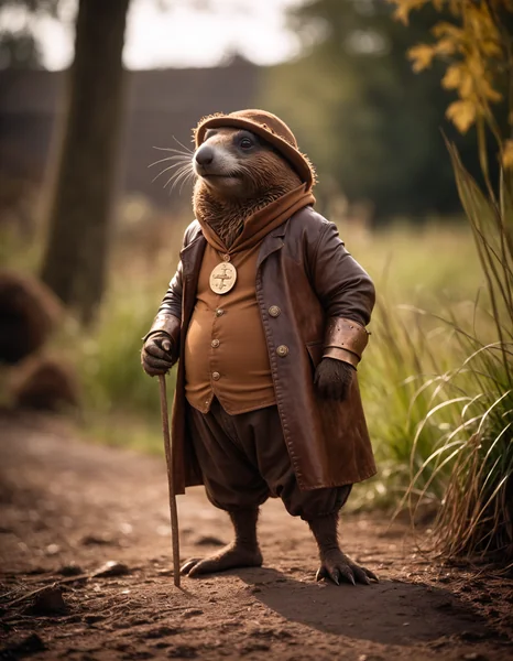 Royal Mole Cinematic Character Art