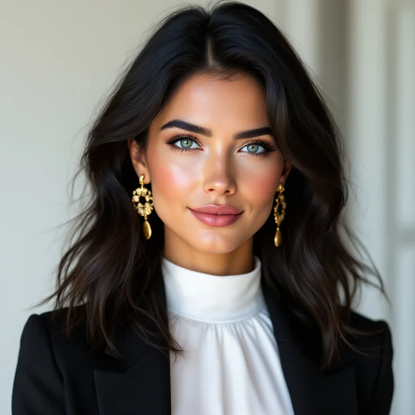 Professional Realistic Woman Portrait AI