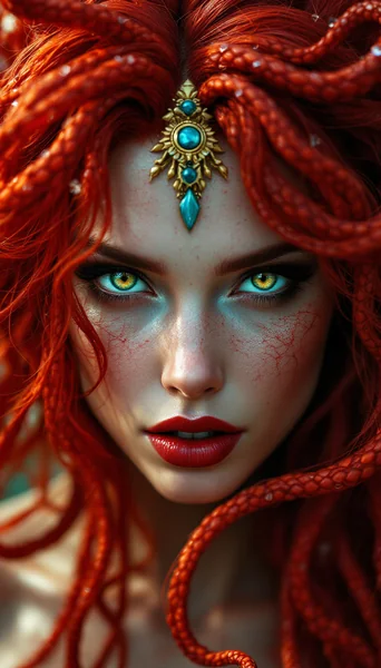 Medusa Marvel Fantasy Portrait