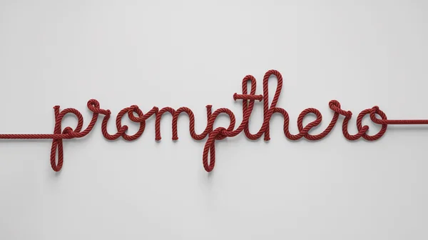 Minimal Rope Typography PROMPTHERO