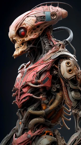 Alien Cyborg Hybrid Character