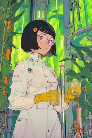 Confident Woman Scientist Portrait