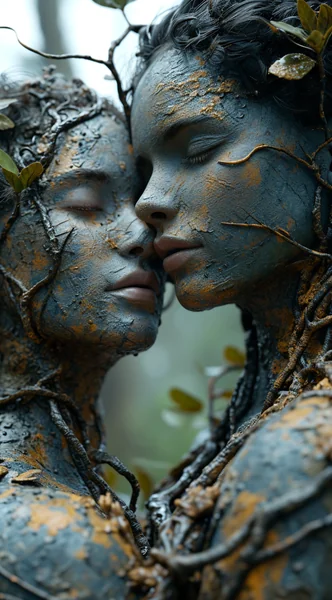 Ethereal Jungle Hug Fantasy Art