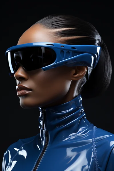 Futuristic Fashion Sunglasses Editorial
