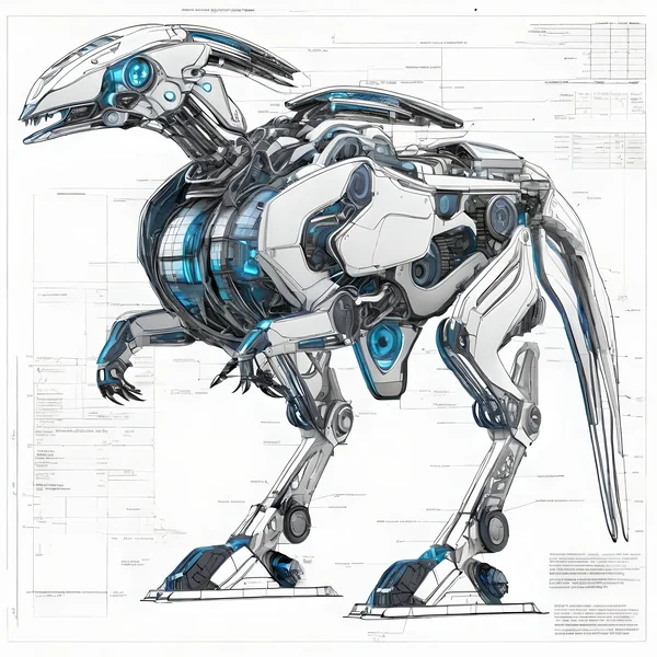Robotic Raptor Concept Schematic