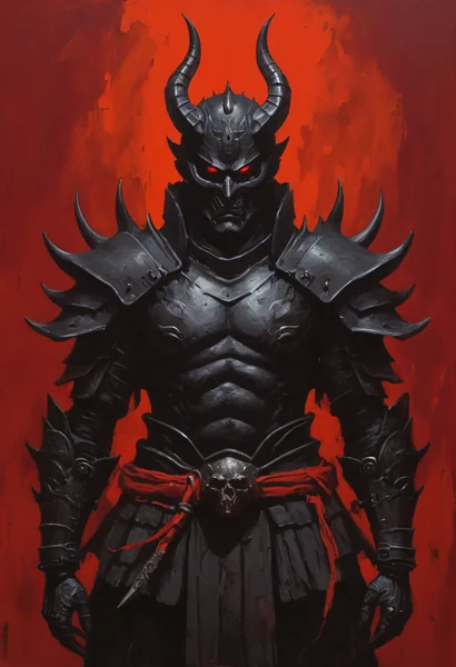 Demonic Samurai Concept Art