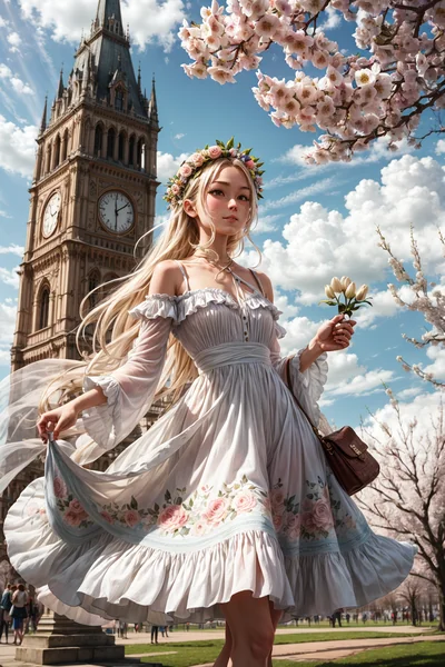 Springtime Personification Fantasy Art