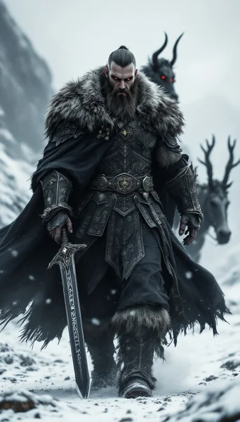 Norse Berserker Final Boss AI Art