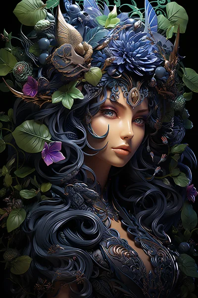 Whimsical Fae Creature Illustration