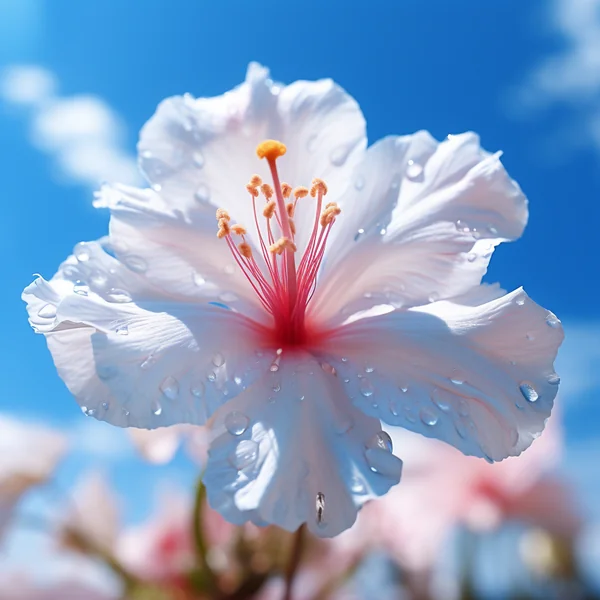 Macro Flower Blue Sky Photography