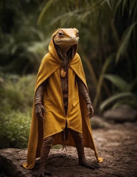 Cute Iguana Cultist Film Still