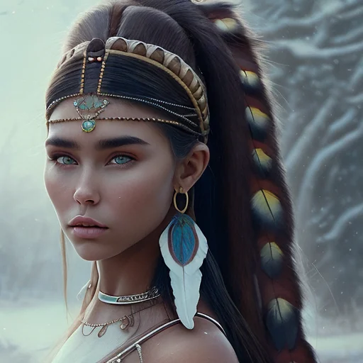 Native Warrior Pocahontas Reimagined