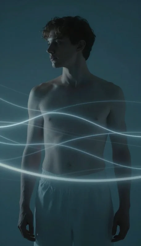 Calm Invisible Waves AI Art 9:16 Cinematic