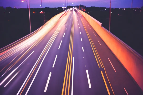 Cinematic 35mm Overpass Night Photo