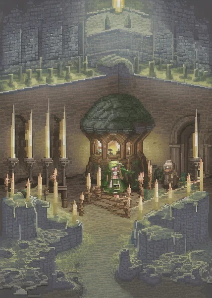 Pixel Art Dungeon Environment