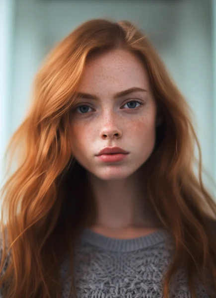 Studio Portrait Young Woman Photography
