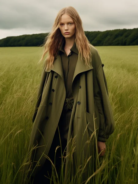 Vogue Forest Fashion Portrait
