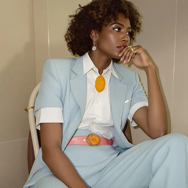 French Vogue Western Suit Editorial