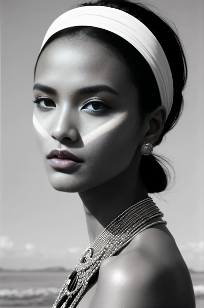 Futuristic Dynasty Fashion Photo