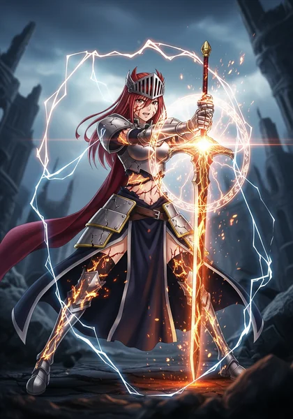 Erza Scarlet as 'The Last Requip': Power and Struggle