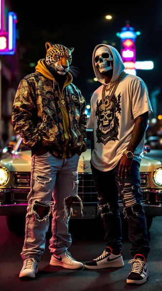 Luxury Cartel Streetwear Portrait