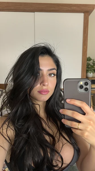 Ultra - Realistic iPhone Photo of LUNAI in Her Bedroom