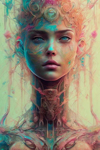 Epic Warrior Princess Fantasy Illustration