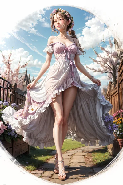 Personification of Spring Digital Art