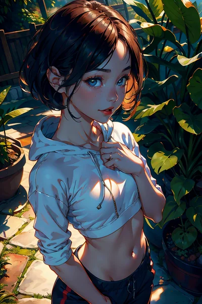 Korean Casual Fashion Digital Art