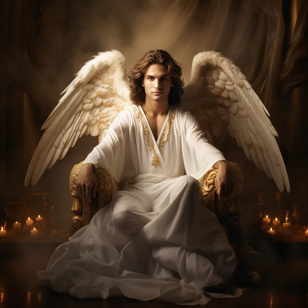 Archangel Gabriel Photorealistic Portrait