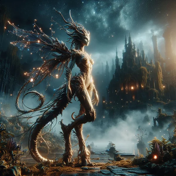 Fantasy Creature Ancient Ruins