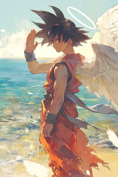 Anime Angel Warrior Goodbye Scene