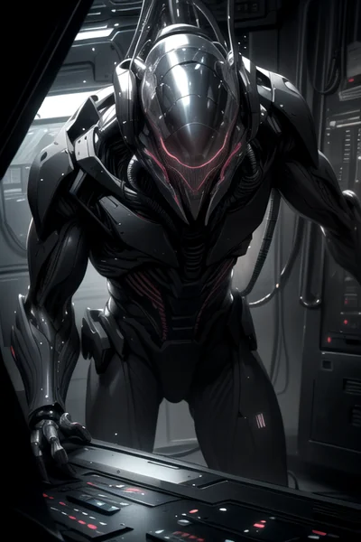 Predator Hologram Sci-Fi Control Room