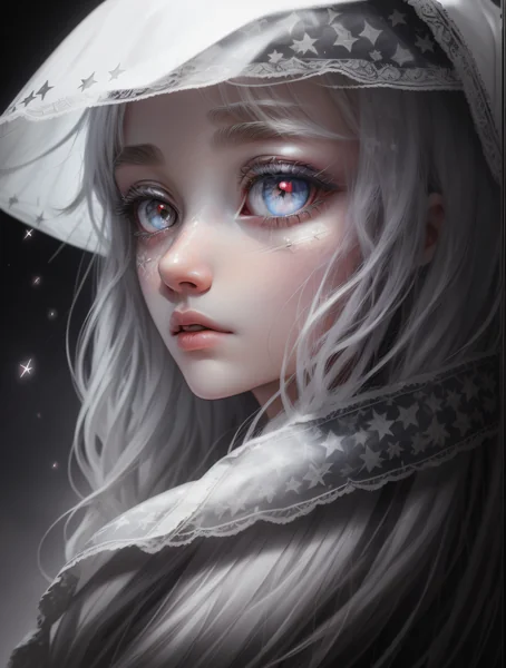 Black and White Pencil Anime Art
