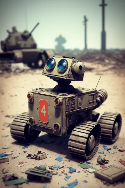 WALL-E World War I Scene