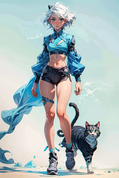 Cat-Eared Korean Cyber Warrior