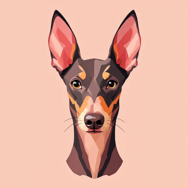 Portuguese Podenco Dog Illustration