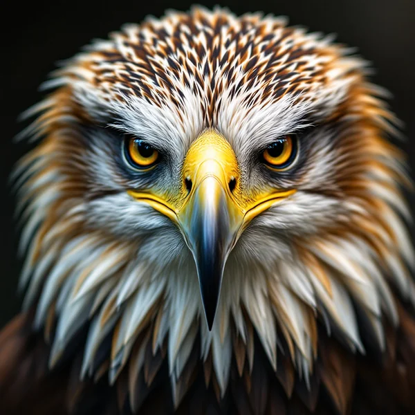 Eagle Face Close-Up AI Art