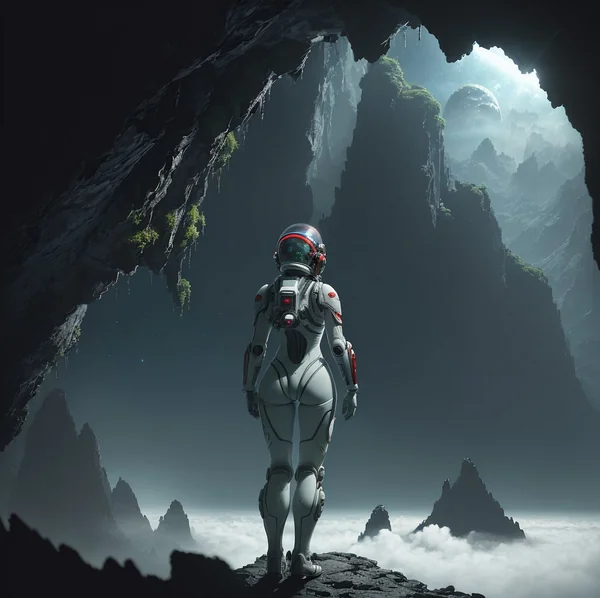 Female Space Marine Alien Vista
