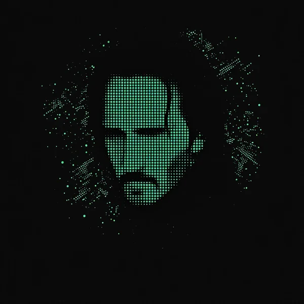 Matrix Style Keanu Vector Art